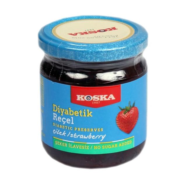 Koska Diyabetik Çilek Reçeli 6`lı 240 Gr