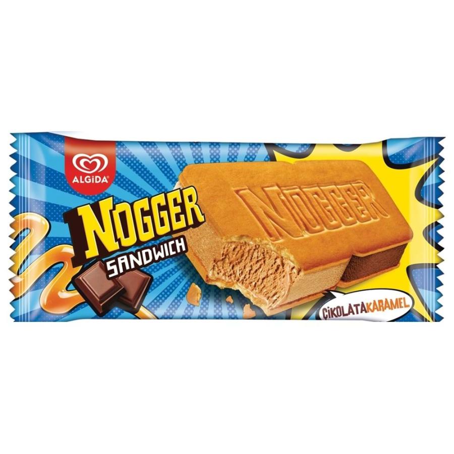 Algida Nogger Sandwich Çikolata Karamel