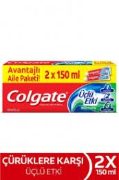 COLGATE DM UCLU ETKI 2X125ML NANE FERAHLIGI