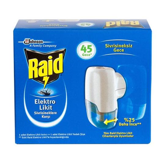 Raid Elektro Likit Sivrisineklere Karşı İnsektisit 35 Ml