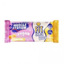 MUSCLE STATION FIT CARAMEL PROTEIN BAR 40G