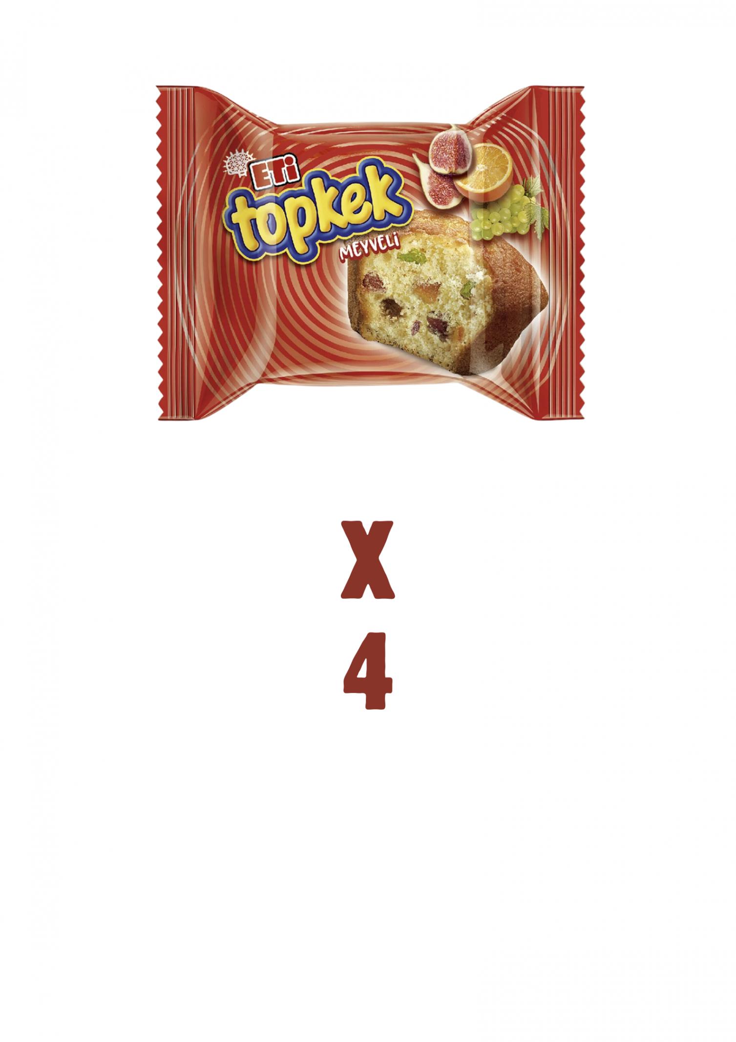 Eti Topkek Meyveli 4 `lu