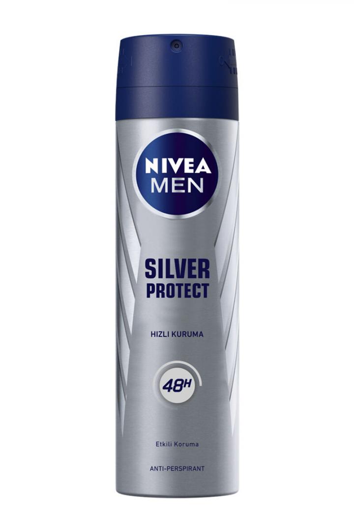 Nivea Deodorant 150 Ml-48h Silver Protect(Erkek)