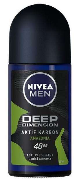 Nivea Roll-On Deep Amazonia Erkek 50 Ml