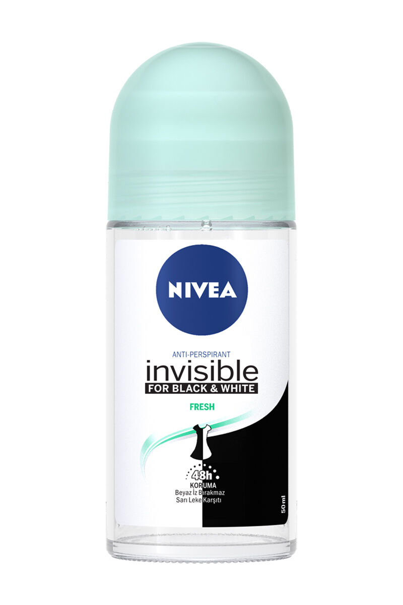 Nivea Deo Roll-On Inv B&W Fresh Bayan 50 Ml