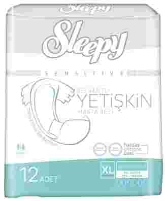 Sleepy Sensitive Hasta Bezi XL Boy Orta 12