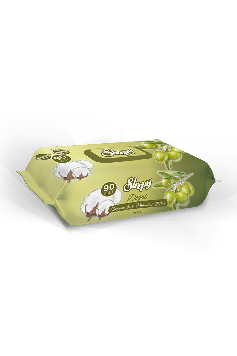 Sleepy Islak Mendil Zeytin Yağı Defne 90