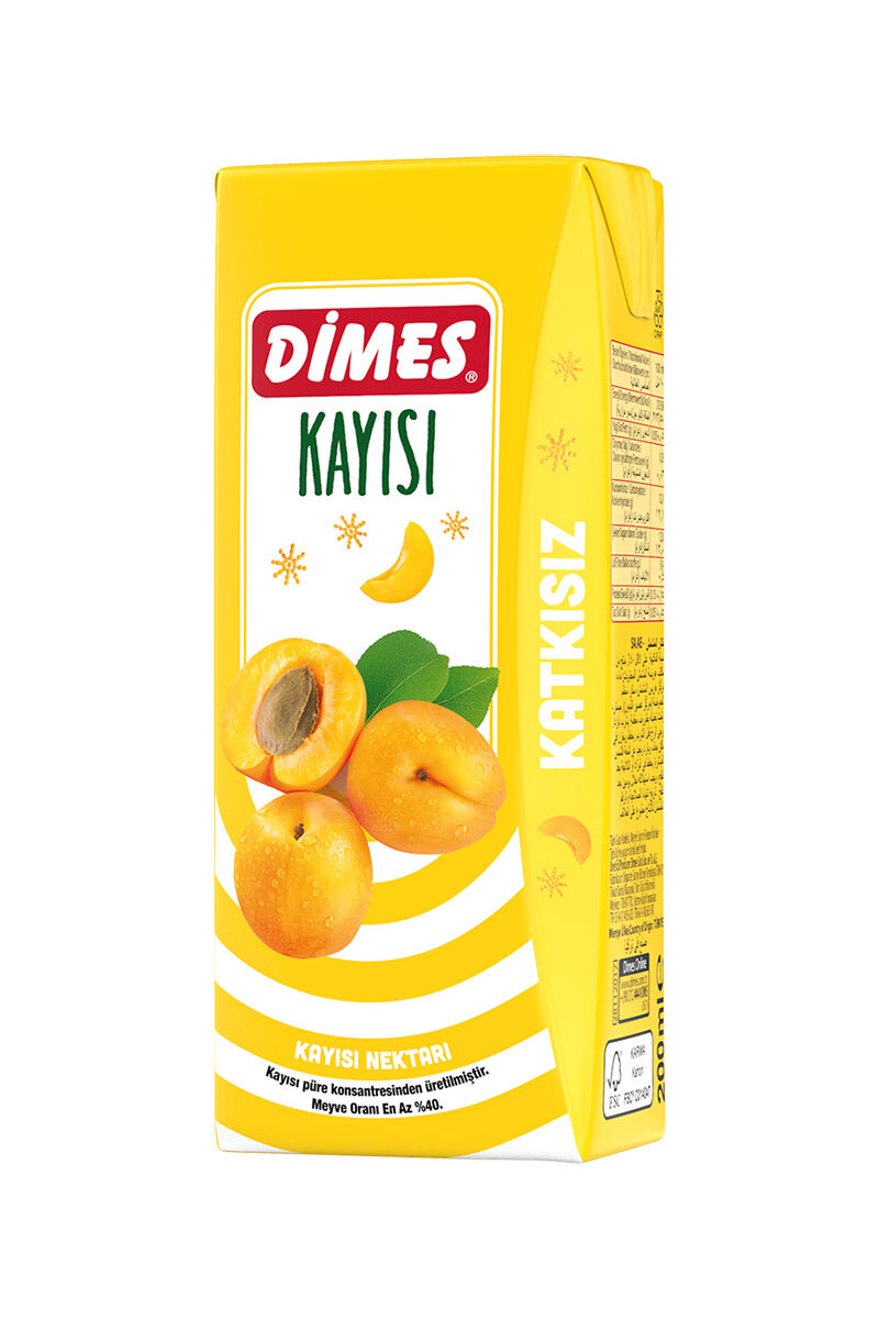 Dimes Meyve Suyu Kayısı 200 Ml 