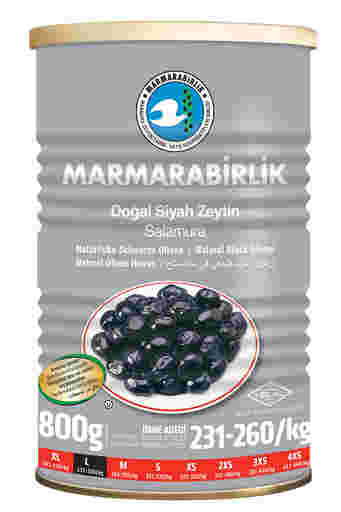 Marmarabirlik Hiper Zeytin Teneke 800 Gr