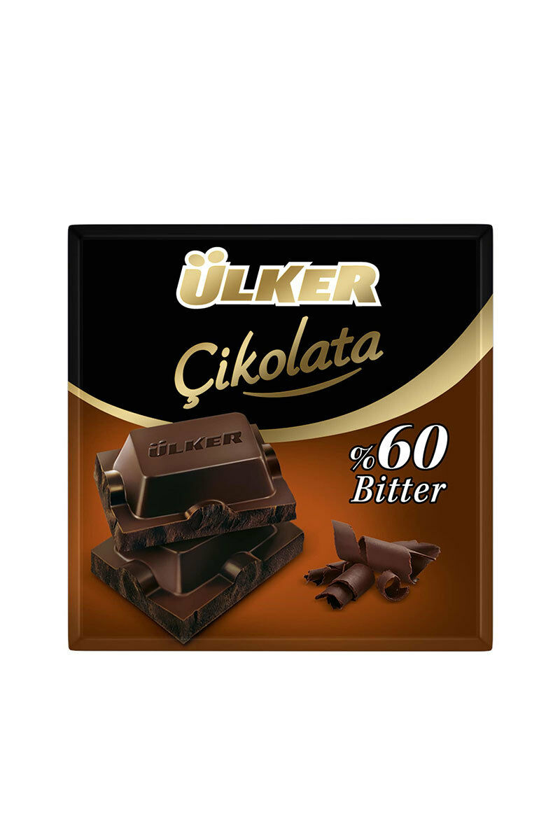 Ülker Çikolata Bitter %60 Kare 60 Gr