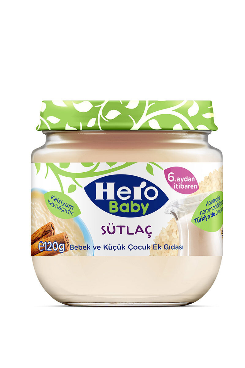 Hero Baby Sütlaç Kavanoz Maması 120 Gr