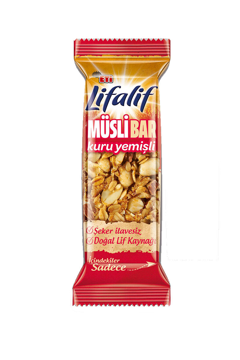 Eti Lifalif Müslibar Kuru Yemişli 35 Gr