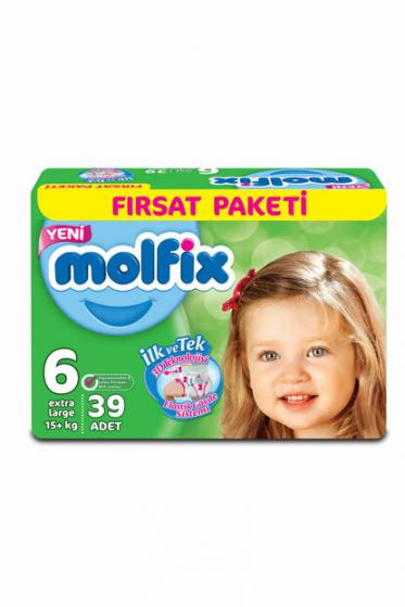 Molfix Bebek Bezi Dev Eko Extra Large No:6 40 Ped