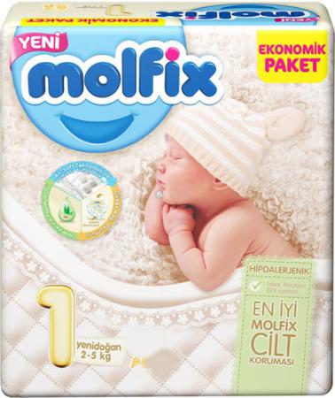 Molfix Bebek Bezi Fırsat Paketi No:1 Yenidoğan 2-5 Kg 100