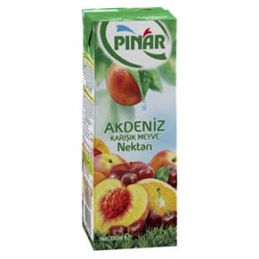 Pınar Meyve Suyu Akdeniz Meyveleri Karışık 200 Ml