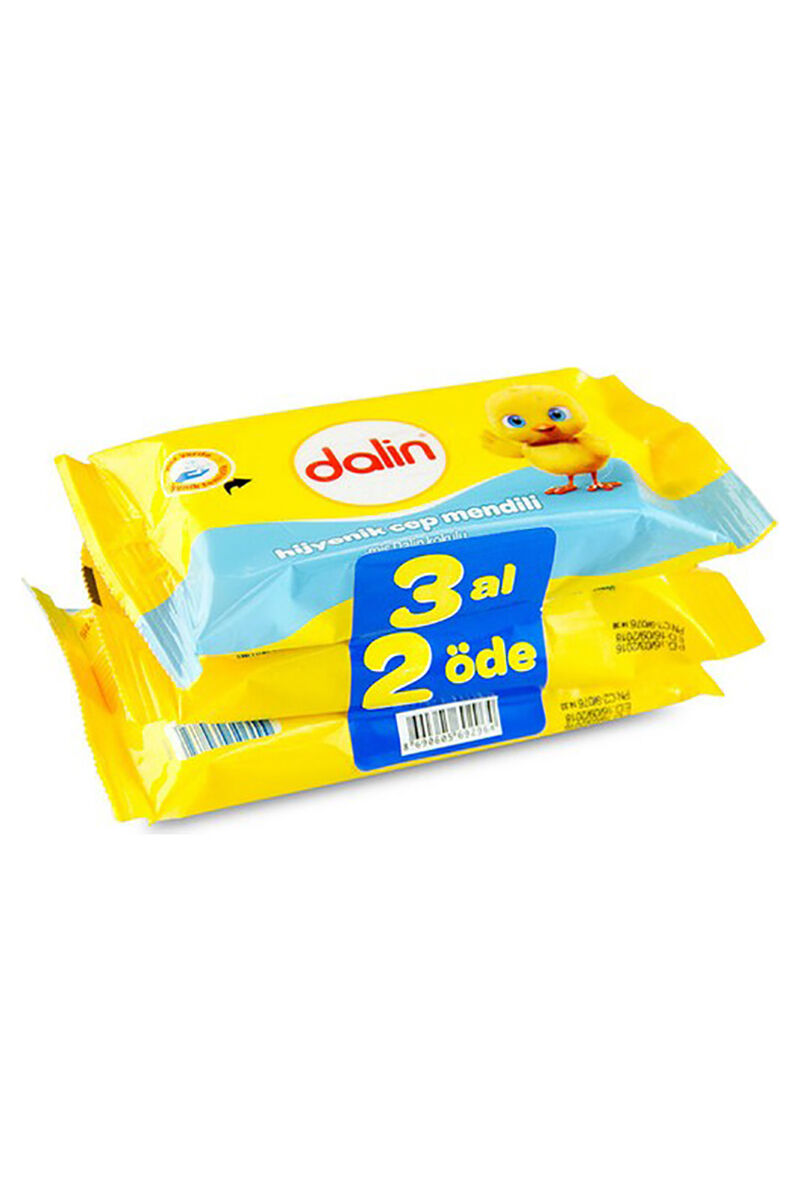 Dalin Islak Cep Mendil Antibakteriyel 3 Al 2 Öde 15