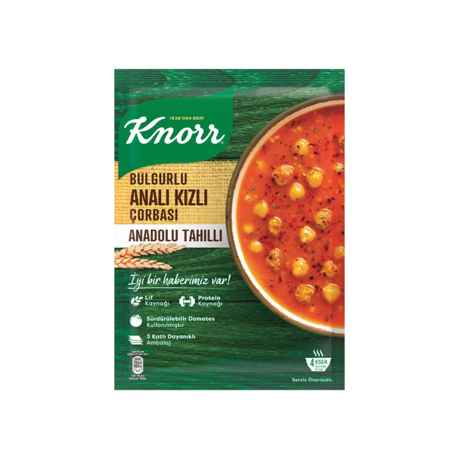 Knorr Hazır Çorba Köfteli Ve Bulgurlu Analı Kızlı 92 Gr