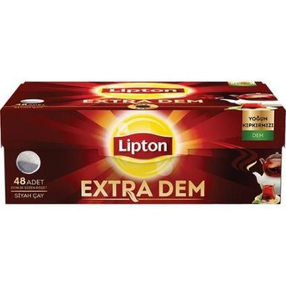 Lipton Siyah İnci Demlik Süzen Poşet Siyah Çay 48 x 3,2 Gr