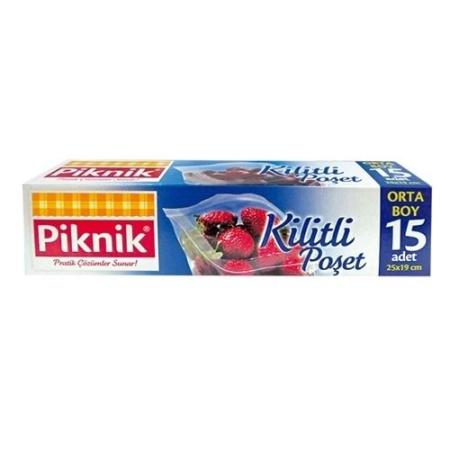 Piknik 1403-P Kilitli Buzdolabı Poşeti Orta Boy