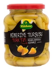 Kühne Sarı Biberiye Turşusu Türk Tipi 335 Gr