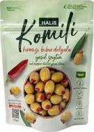 HALIS KOMILI KIRMIZI BIBERLI YESIL ZEYTIN 170 GR