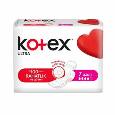 Kotex Ultra Kanatlı Uzun 7 Adet(1 alana 1 bedava fiyatıdır) 2`li alımda fiyat geçerlidir.