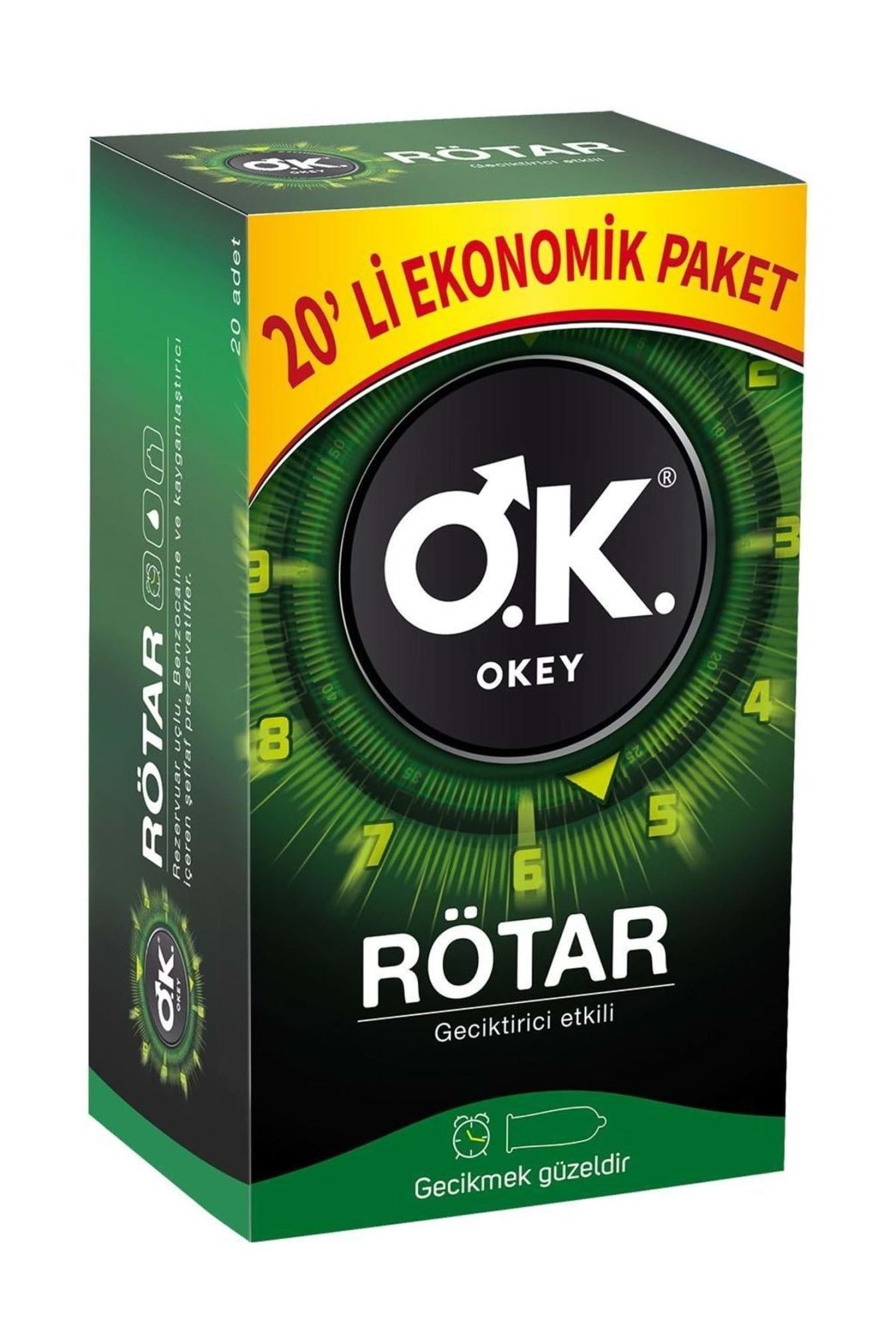 Okey Rötar 20 Adet