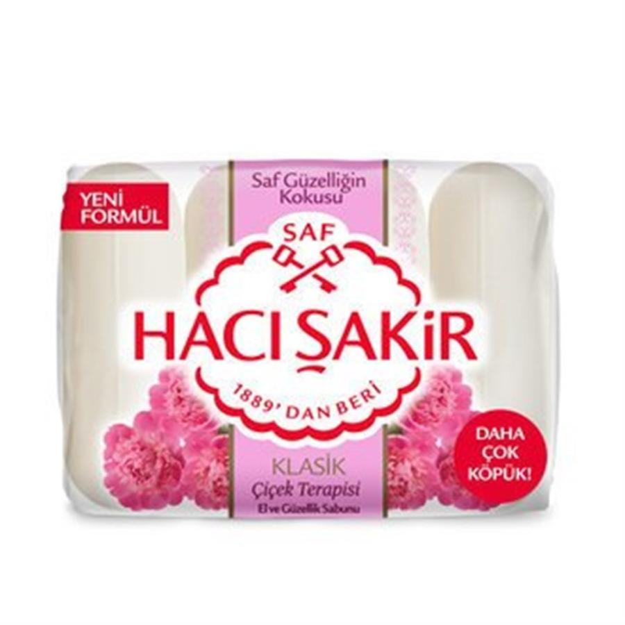 Hacı Şakir Güzelik Sabun Çiçek Terapisi 4 x 70 Gr