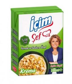 Ülker İçim Şef Yemek Krema 200 Ml