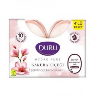 DURU HYDRO PURE SABUN 4X135G SAKURA CICEGI