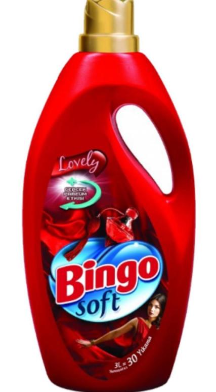 Bingo Soft Lovely Çamaşır Yumuşatıcısı 3lt